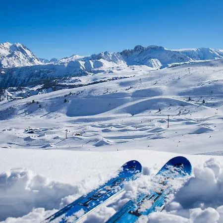 Confortable 2 Pieces Avec Balcon, Animaux Admis, Skis Aux Pieds - Fr-1-182a-9 *